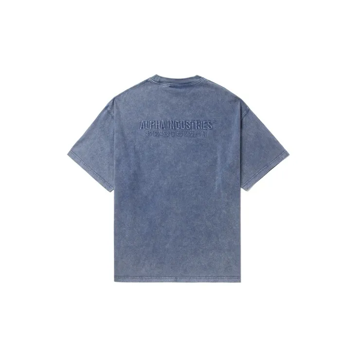 Alpha Industries T Shirt Unisex Blue-1