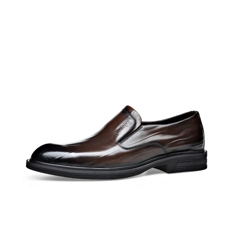 LUOMAIKE Dress Shoes Men Low Top Black/Brown-5