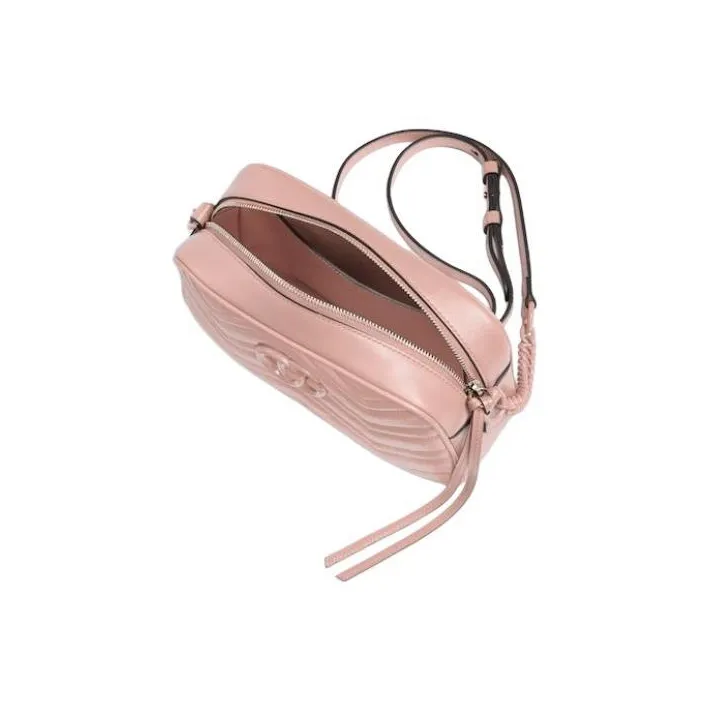 GUCCI GG Marmont Leather Crossbody Bag Shoulder Bag Small Size Women's Pink-6