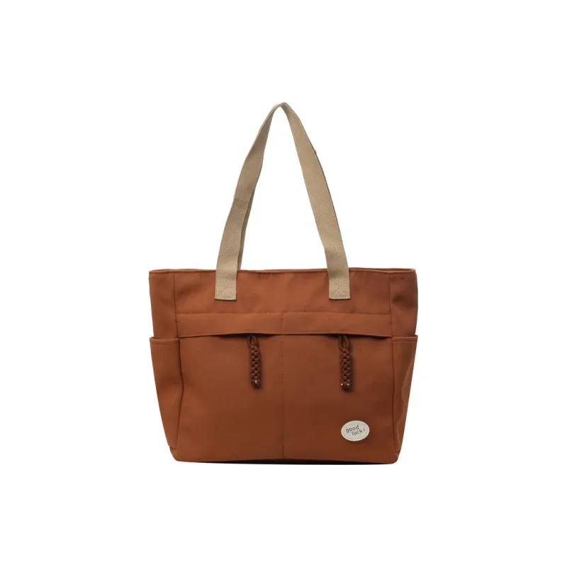 Parker Bear Canvas Canvas Bag Handbag Shoulder Bag Regular Unisex Multicolor-6