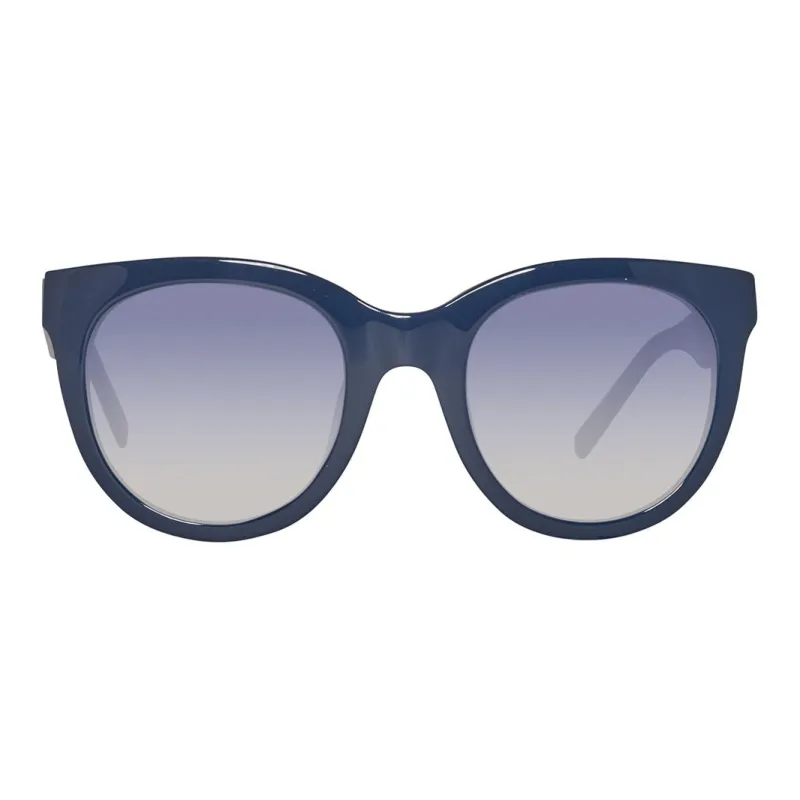Swarovski Acetate Oval Sunglasses Women's Blue-1