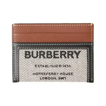 Burberry Horseferry Card Case Tan/Black