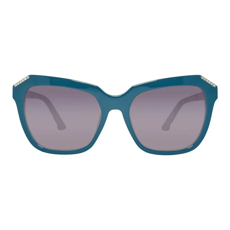 Swarovski Butterfly Sunglasses Women's Blue-1