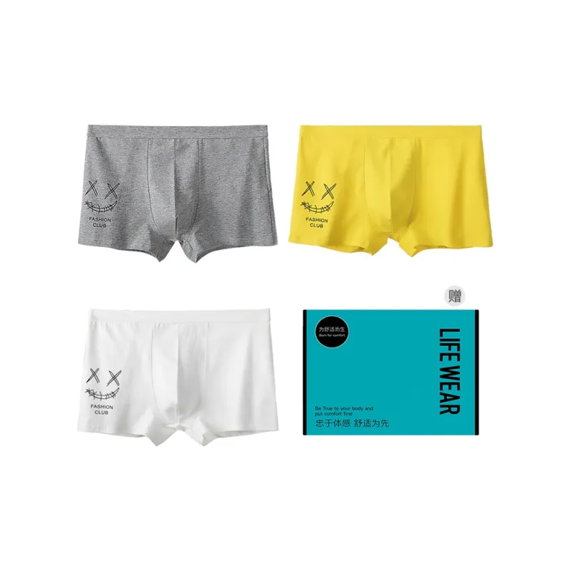 H YXIANG Underpants Men's 3 Pack-3