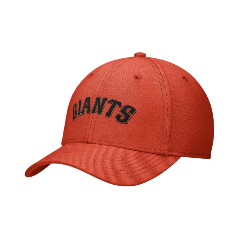 Nike Polyester Elastane Baseball Caps Men's Orange-0