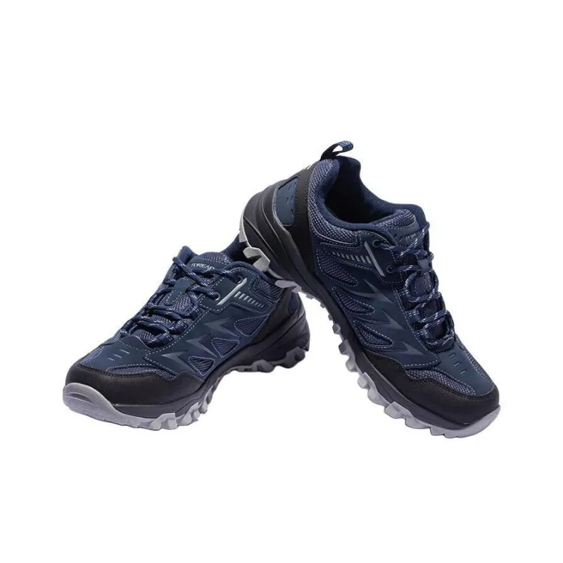 TOREAD Anti Slip Wear Resistant Low Top Hiking Shoes Men's Blue Black-3