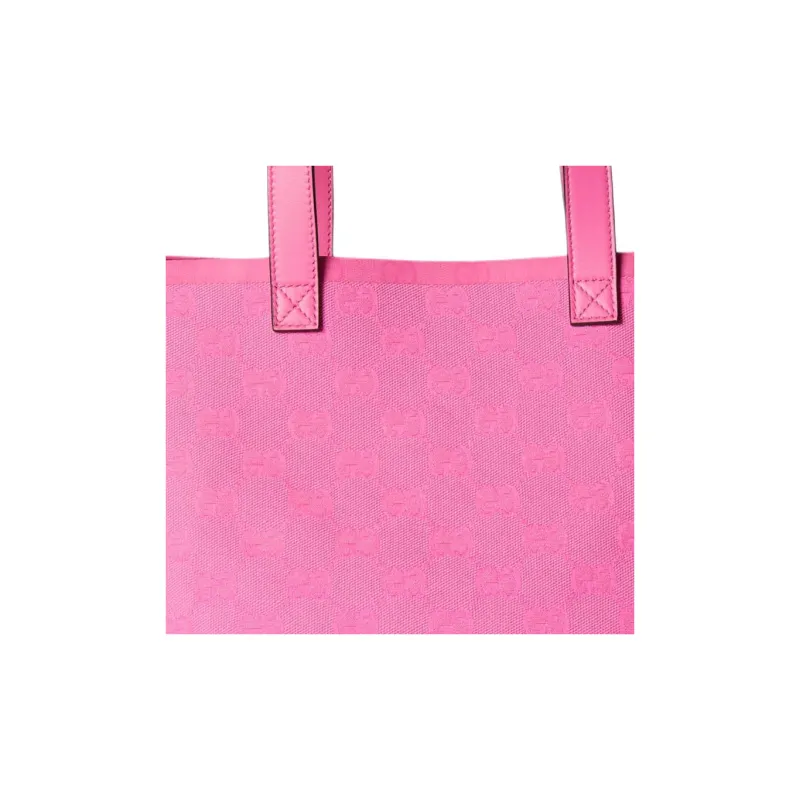 GUCCI Canvas Canvas Bag Tote Bag Shopping Bag Handbag Small Size Women's Deep Red-7