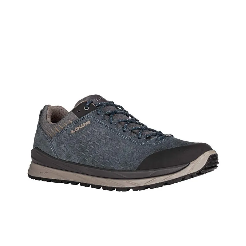 Lowa Malta GTX Lo Anti-Slip Wear-Resistant Cushioning Breathable Low-Top Outdoor Shoes Men's Blue Black-2
