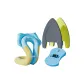 Ocean Blue Swim Three-Piece Set[Arm Ring Swim Ring+Kids Kickboard+Back Float]Includes Pump