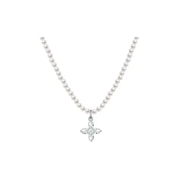 Abyb Charming Rhodium plated Copper Necklaces Women's