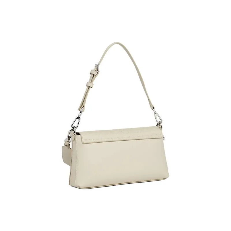 CK/Calvin Klein Recycled Polyester Handbag Shoulder Bag Women's Beige-1