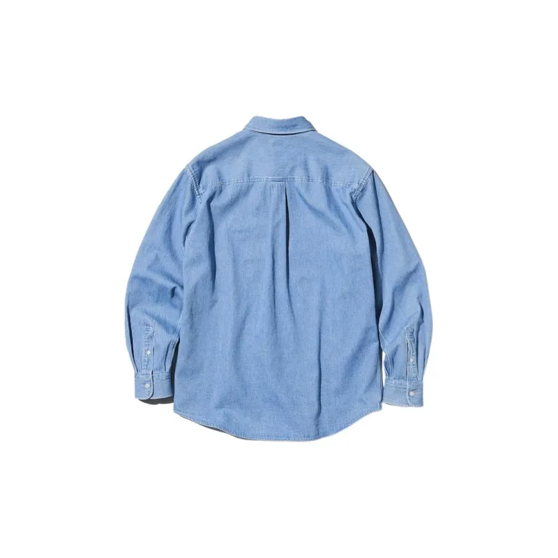 UNIQLO Shirts Men Sky Blue-1