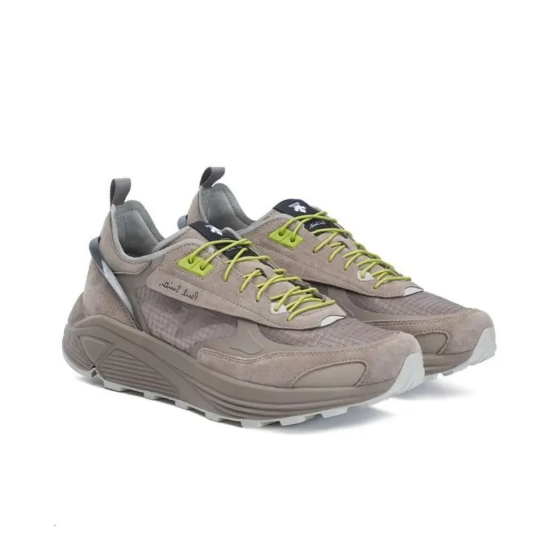 DESCENTE Descente X Paul Smith Collection Anti-Slip Wear-Resistant Low-Top Casual Shoes Men's Ecru-3