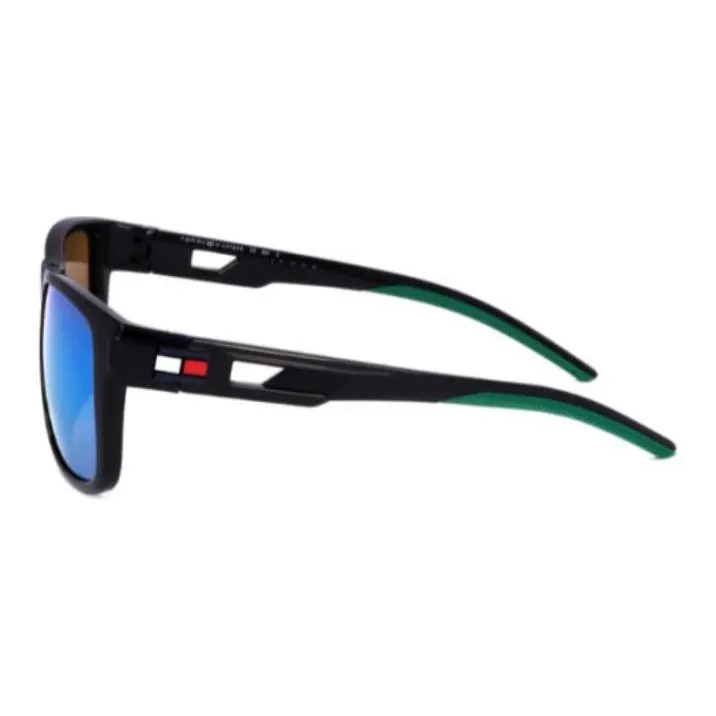 Tommy Hilfiger Square Sunglasses Men's Black-2