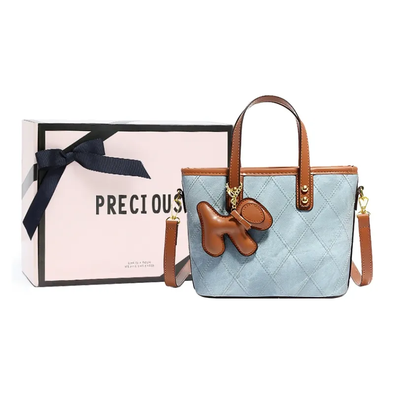 MINLUBAOLUO Handbags Blue Limited Edition With Box Included-0