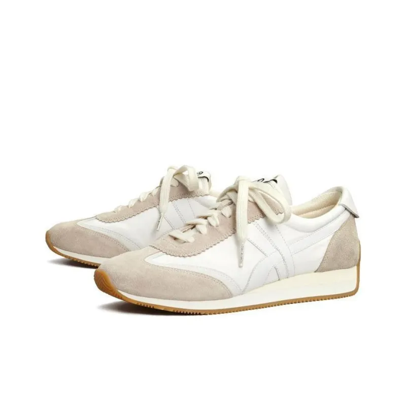 TORY BURCH Hank Anti Slip Wear Resistant Low Top Athletic Shoes Women's Ecru-2