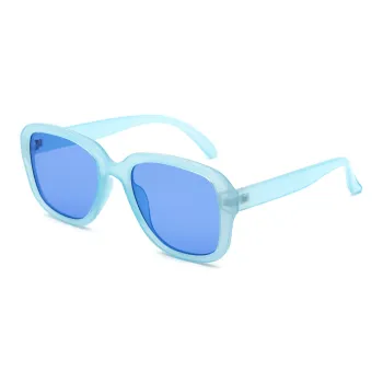 Pair Ponyo PC Square Sunglasses Unisex Blue