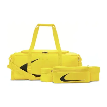 Nike Off WHITE Collaboration Polyester Fitness Crossbody Bag, Travel Bag Regular Unisex Yellow