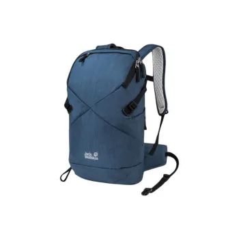 Jack Wolfskin Polyester Outdoor Hiking Bag Backpack Regular Unisex Blue