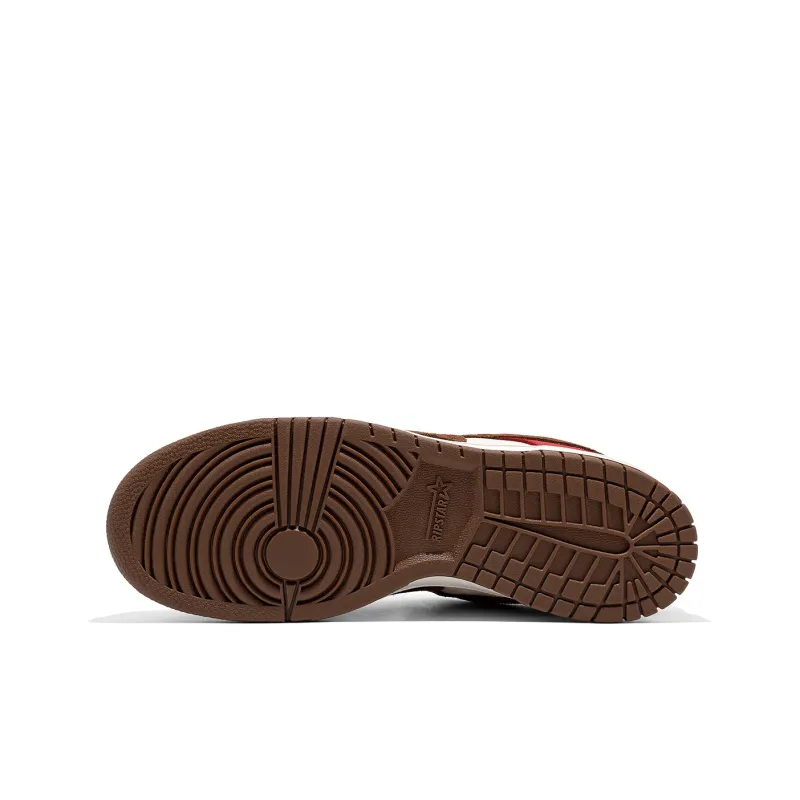 RIPSTAR SKBD Low Slip Resistant Shock Absorbers Skateboard Shoes Unisex Bacon Color Scheme-5
