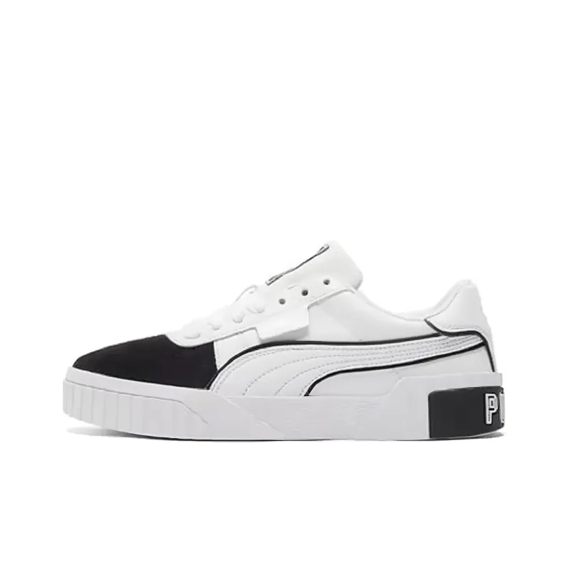 PUMA Cali Skate Shoes 'White Black' Women's-0