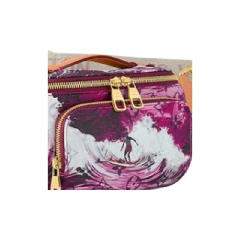 LOUIS VUITTON Rush Bumbag Monogram Surfin' Pink-2