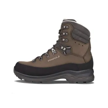 Lowa Tibet Evo LL Cushioning Wear-Resistant High-Top Trekking Shoes Men's Umber Black