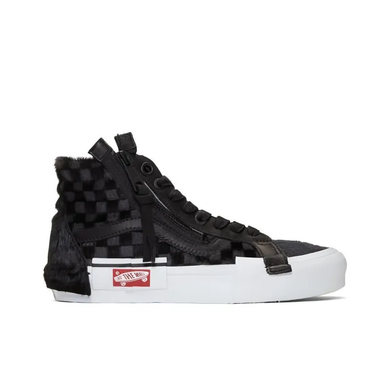Vans Sk8 Hi Cap Pony Black Checkerboard-1