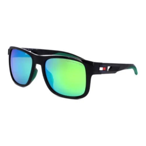 Tommy Hilfiger Square Sunglasses Men's Black