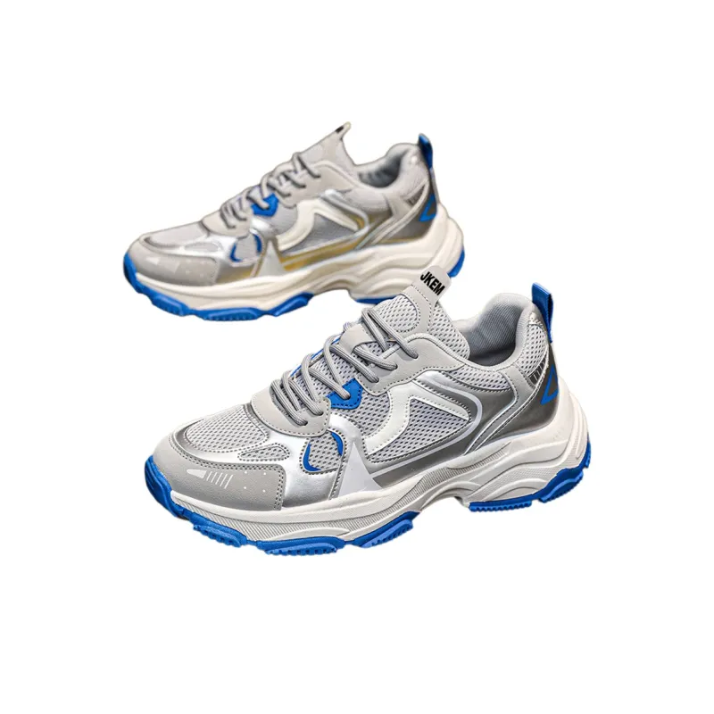 JKEM Wear-resistant Lightweight Breathable And Non-slip. Low-Top Chunky Sneakers Men's-4