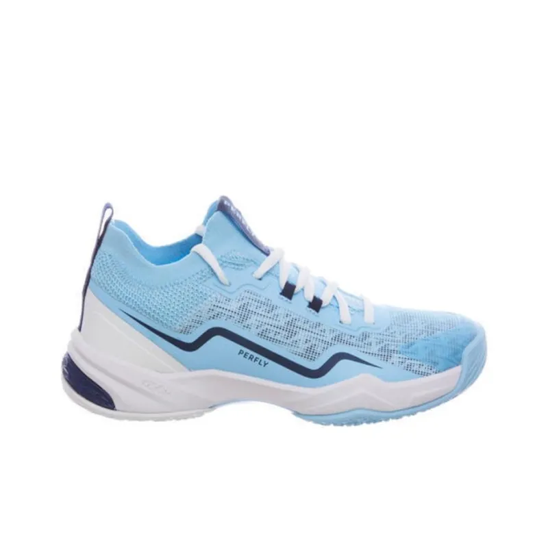 DECATHLON Cushioning Wear Resistant Low Top Badminton Shoes Unisex Nile Blue-1