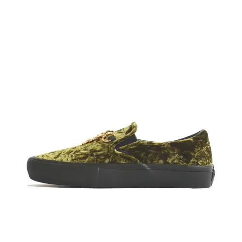 Slip On Needles X Classic Vans Vlt Lx 'Green Velvet'