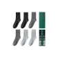 Black, Black, Dark Gray, Dark Gray, Light Gray, Light Gray