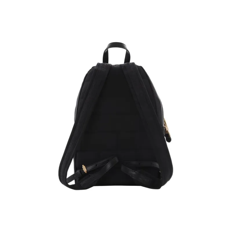 MOSCHINO Leather Backpack Women's Black-4