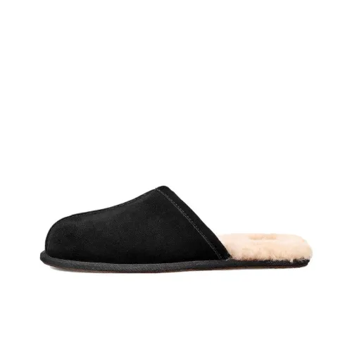 UGG Abrasion-Resistant Wrap-toe Slippers Men's Black