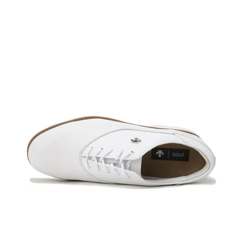 DESCENTE PRO CLASSIC Cushioning, Wear Resistant Low Top Golf Shoes Men's White-3
