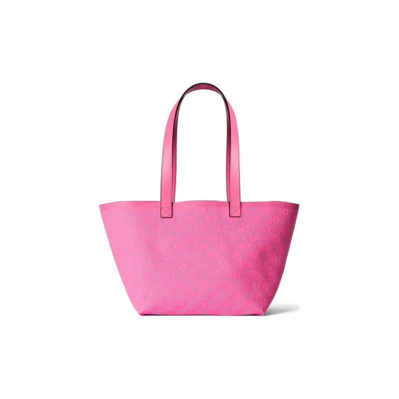 GUCCI Canvas Canvas Bag Tote Bag Shopping Bag Handbag Small Size Women's Deep Red-3