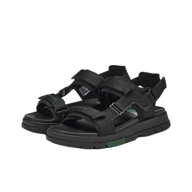 LACOSTE Beach Sandals Men's Black-2