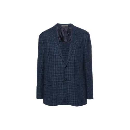 CORNELIANI Single-breasted Tweed Blazer