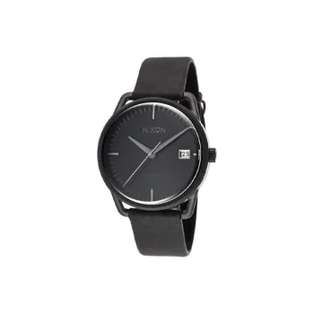 NIXON Wrist Watch Automatic Mechanical Movement Leather Watch Bands 38mm Black Dial Men's Watches