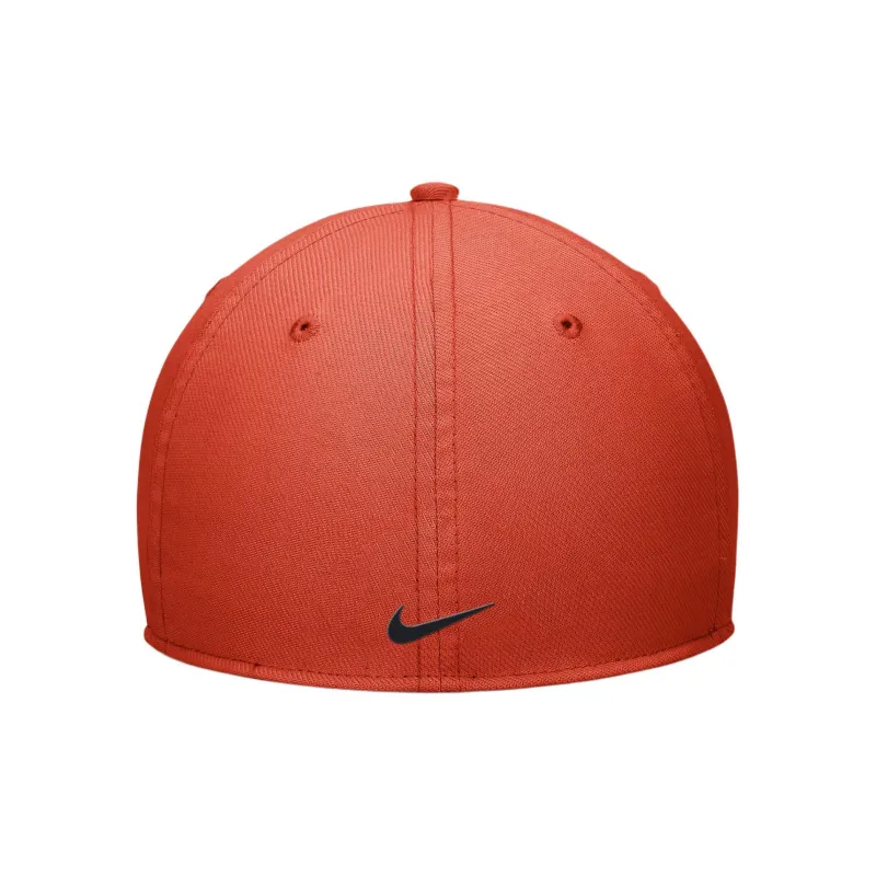 Nike Polyester Elastane Baseball Caps Men's Orange-1