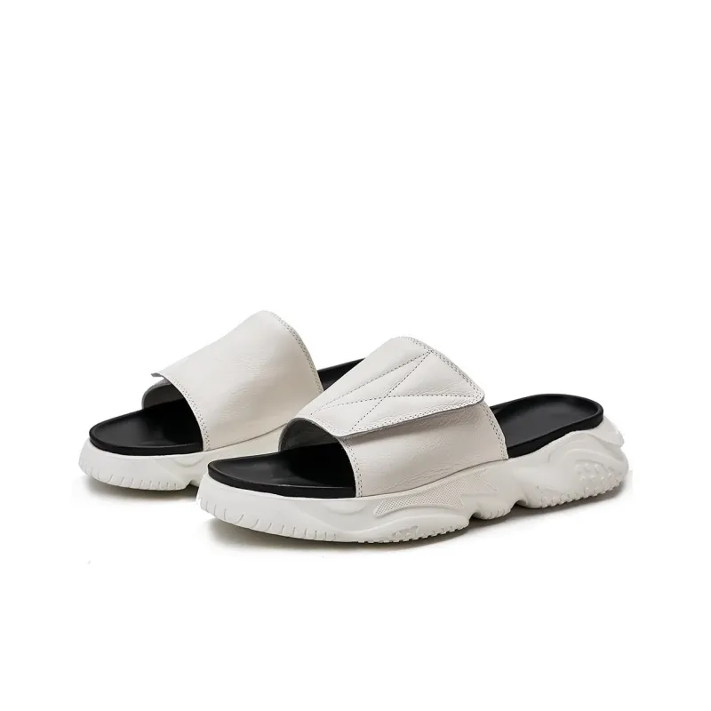Voguhomme Rubber Sole Slip Resistant Abrasion Resistant Slide Slippers Men's-1