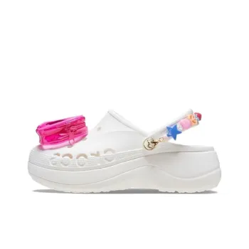 Crocs Baya Midsummer Platform Clogs 'White Pink' Women's