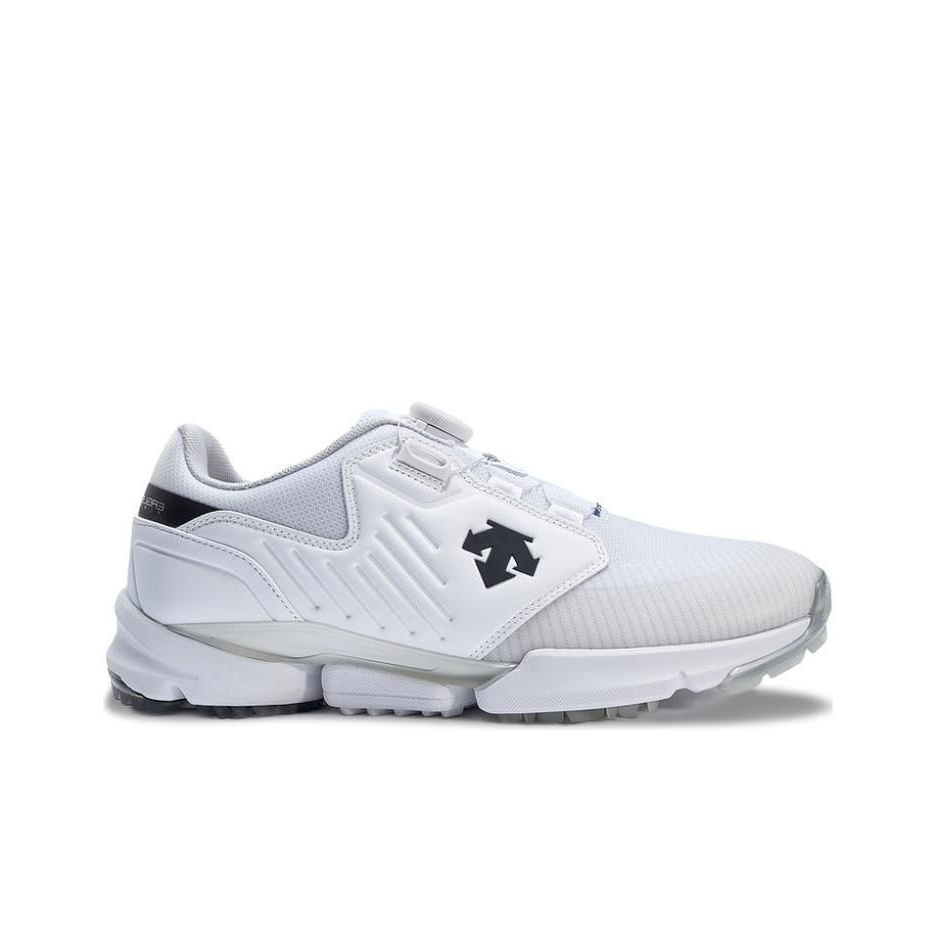 DESCENTE Golf Golf Shoes Men Low-Top White - POIZON