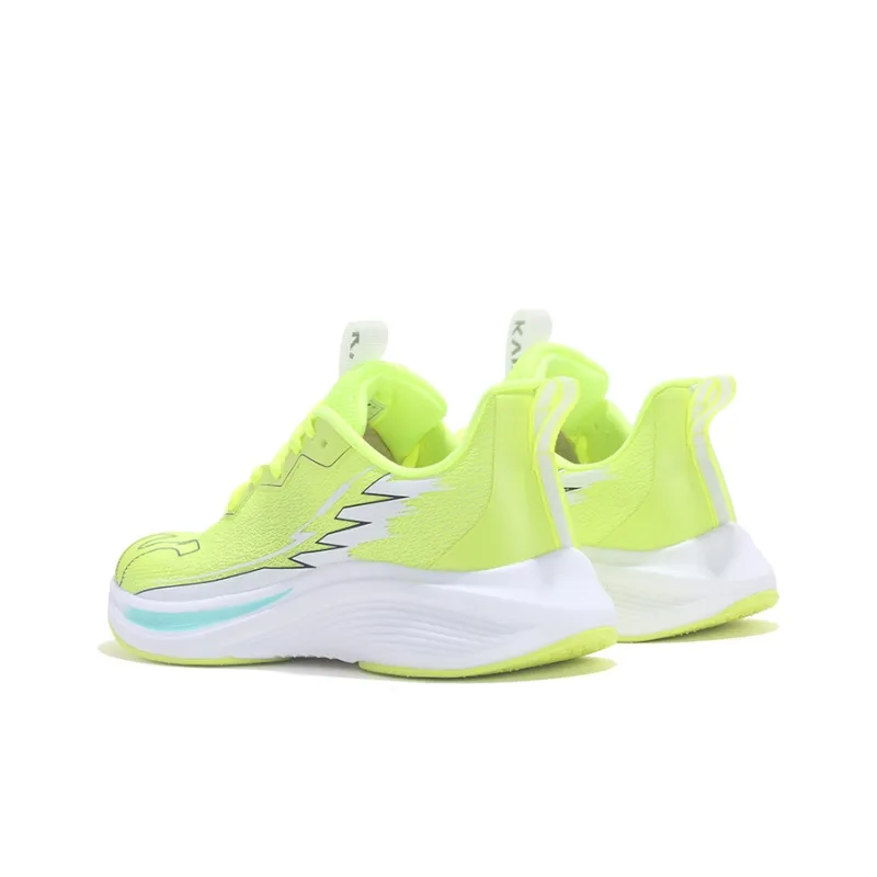 KVIV Cushioning Slip Resistant Breathable Coverage Lightweight Running Shoes Unisex Neon Green-4