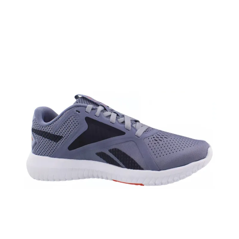 Reebok Flexagon Cushioned Wear Resistant Breathable Low Top Running Shoes Women's Gray Blue-1