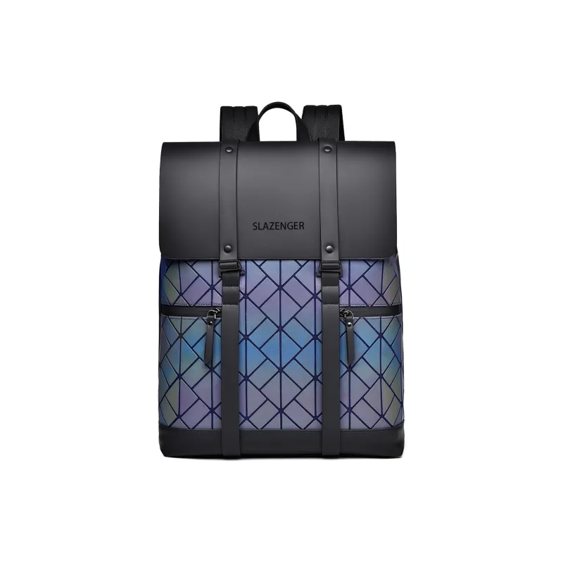 Slazenger PU Backpack Regular Unisex Obsidian Black-6