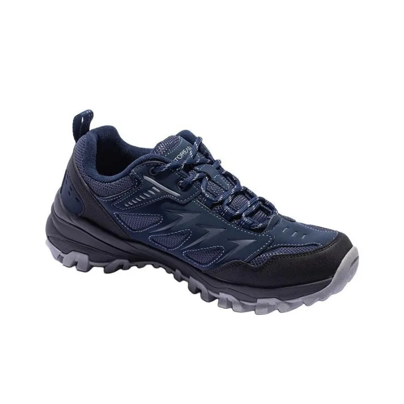 TOREAD Anti Slip Wear Resistant Low Top Hiking Shoes Men's Blue Black-2