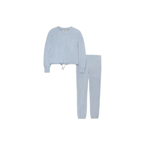 UGG Casual Suits Women's 2-Piece Set Blue Sweatshirts+Blue Casual Pants