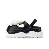 2535-8 Black, Black and White Pom Pom